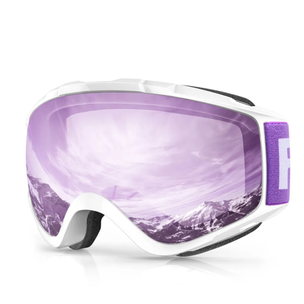 Tanio Findway podwójna warstwa Anti-Fog gogle narciarskie okulary sklep