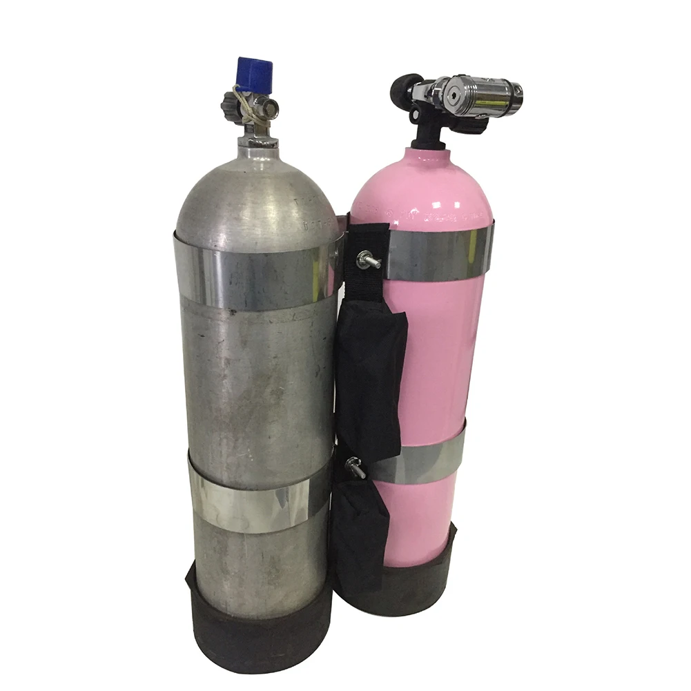 

Двойной резервуар для подводного плавания, регулируемая V-образная карманная система для подводного плавания, легкая регулировка веса между цилиндрами и задней пластиной