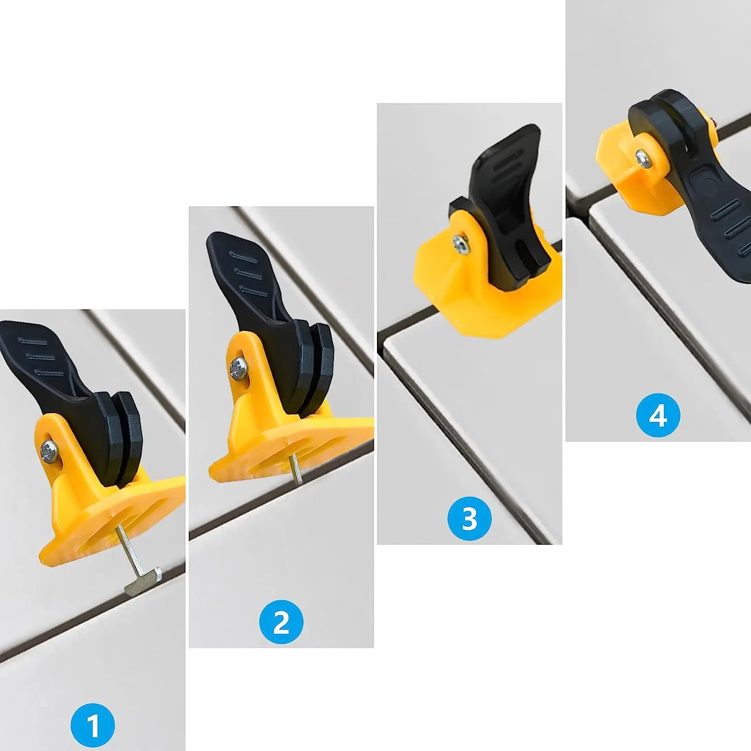 Tile Spacers Tile Leveling Clips Tile Leveling Tools Floor Tile Leveling System Clips Leveler Adjuster Kit Plastic Positioning Artifacts Leveler Locator Spacers for Flooring Wall Tile