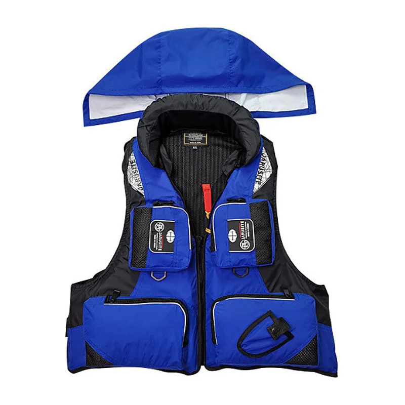 Gilet De Sauvetage Adulte Réglable Unisexe - Aide à La Flottabilité, Sifflet, Bande Réfléchissante, Pour Kayak, Bateau, Sports Nautiques