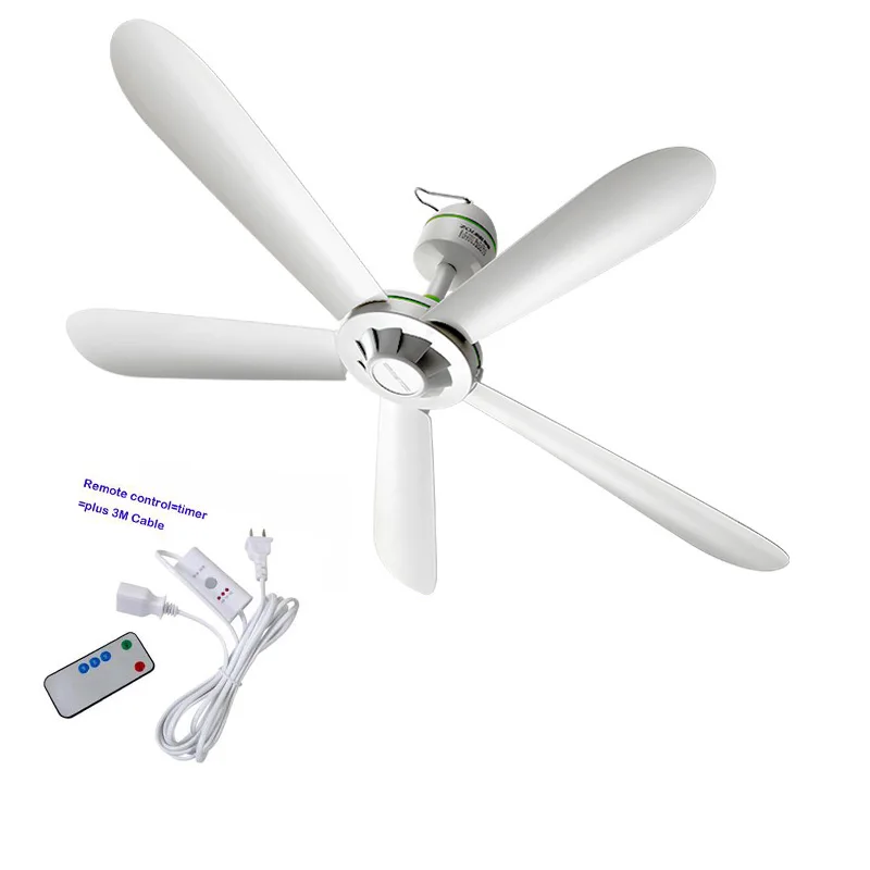 220V EU Mini Ceiling Fan Energy-Saving Anti-Mosquito Summer Cooling Fans Cooler for Home Dormitory 6 Blades