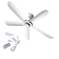 220V EU Mini Ceiling Fan Energy-Saving Anti-Mosquito Summer Cooling Fans Cooler for Home Dormitory 6 Blades