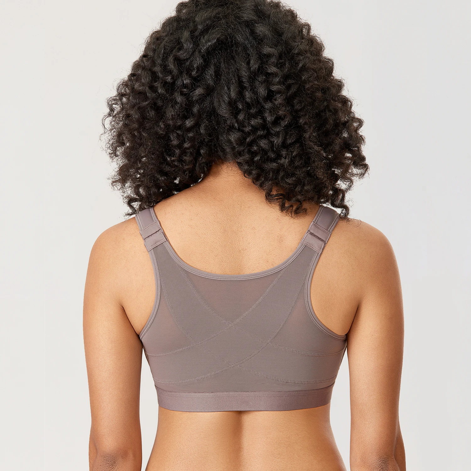 Unlined Wireless Posture Corrector Bra