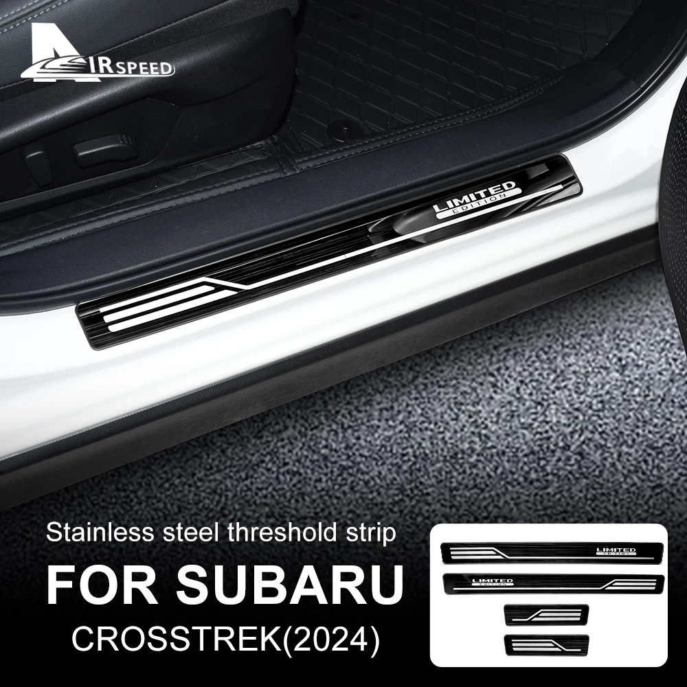 

Защитная лента для пороговой двери Subaru Crosstrek 2024, из нержавеющей стали