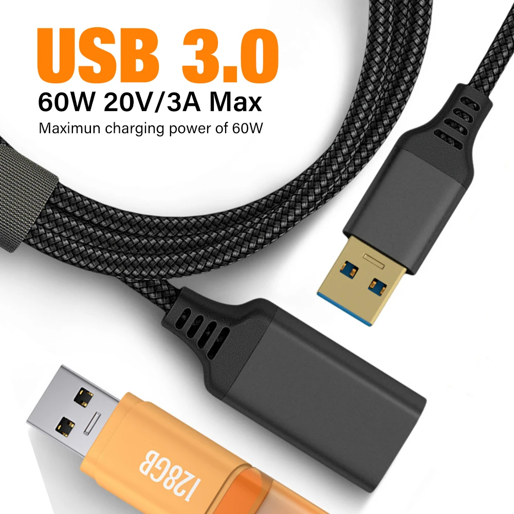 High-Speed USB Extension Cable – Multiple Lengths for Versatile Connectivity