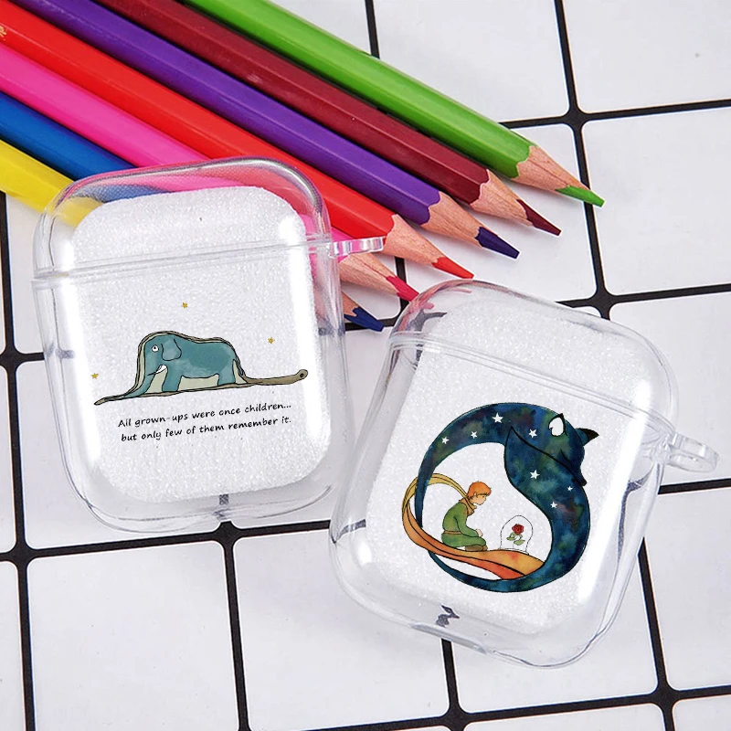 Cute Little Prince Fox Custodia Morbida Per Auricolari In Silicone Per Apple Airpod 3 2 1 Cover Per Airpod Pro 2 Custodia Per Auricolari Per Airpods C