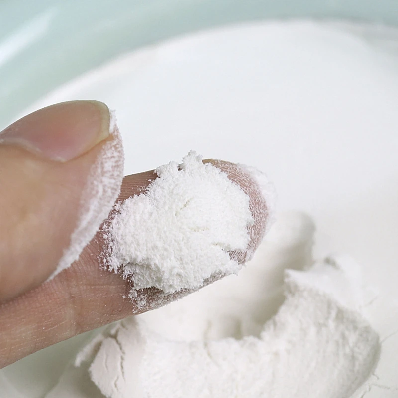 Fine texture of white incense ash for burner preparation
