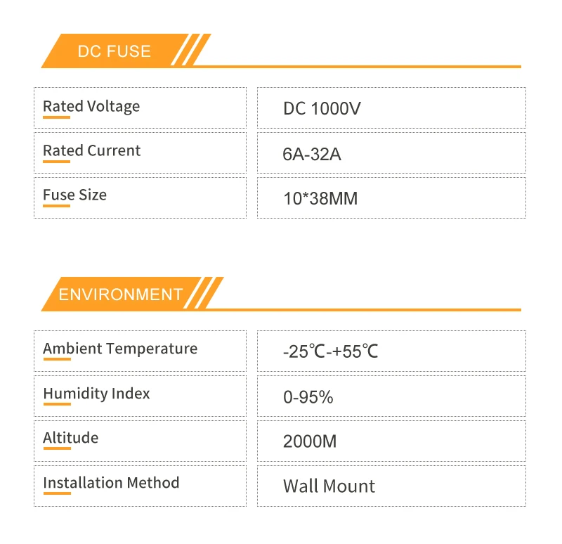 PV Combiner Box DC 500 V 2 Eingänge 2 Ausgänge Solar Photovoltaik mit Überspannung Blitzschutz DC Sicherung MCB SPD wasserdichte Box IP65 – Detail 5