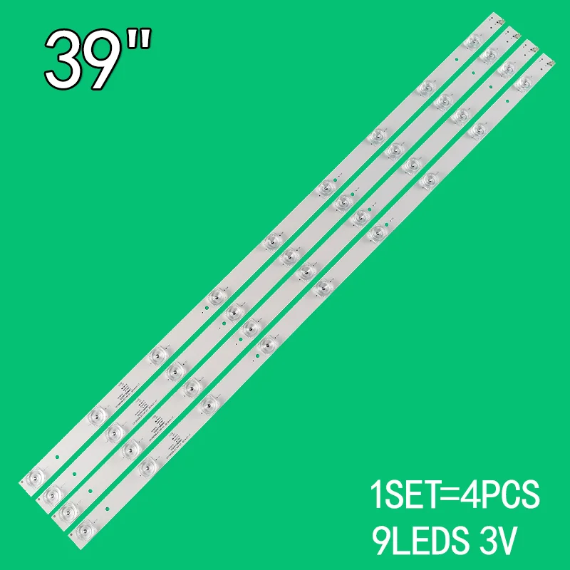 1SET=4PCS 746mm for 43inch LCD TV OY39D09-ZC14F-01 0Y39D09-ZC14F-01 LE39D52 LE39D10 LS390TU1P00 LE39D10S LE39D20 backlight strip