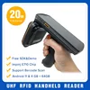 20m Long Range Android 11 WIFI 4G Bluetooth RFID UHF  Handheld Reader Barcode Scanner for Warehouse/Livestock/Laundry Management 1