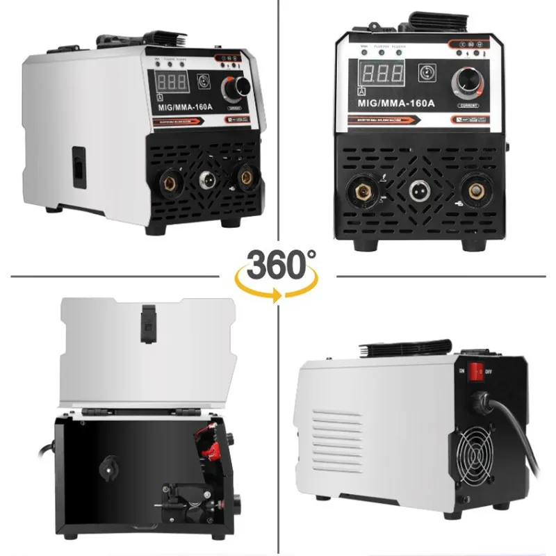 EU PLUG Welders Carbon Dioxide Gases-Shielded and Manual Welding Multipurpose IGBT Direct Current Inverter Welders Tools
