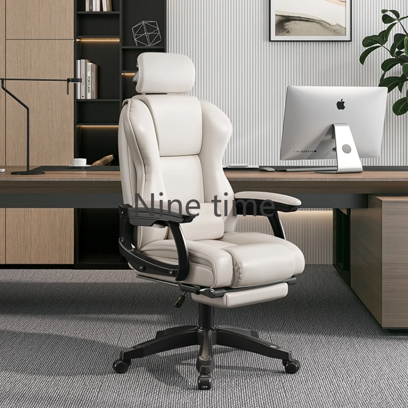 

Swivel Adjustable Office Chairs Ergonomic Design Luxury Footrest Office Chair Cushion Modern Soft Cadeira Gamer Home Furniture