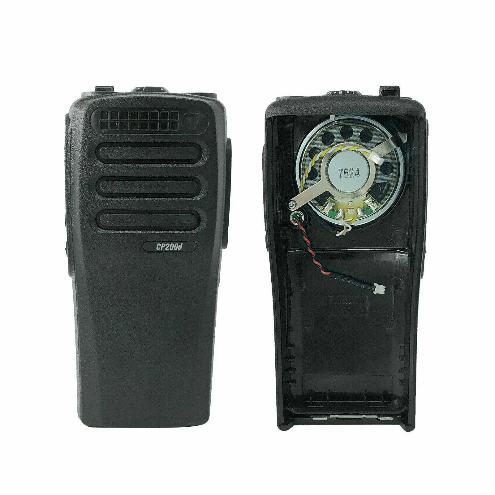 Black Walkie Replacement Repair Housing Cover Case with Speaker Fit For CP200D DEP450 XIR P3688 DP1400 Two Way Radio