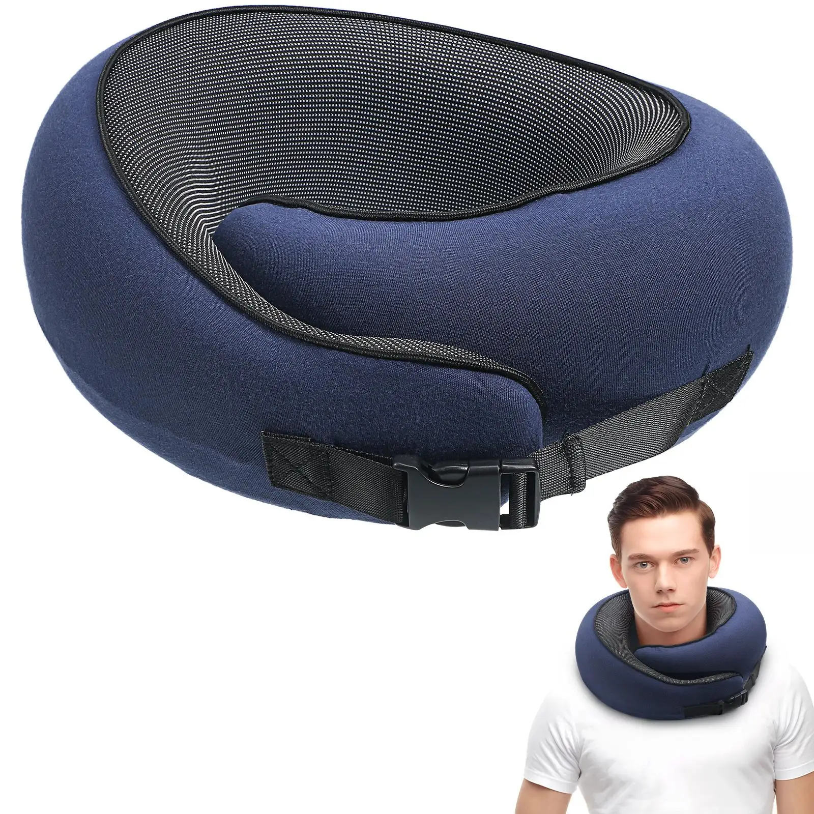 Breathable U-shaped Travel Pillow Child Body Pillows for Adults Neck Pvc Airplane 3