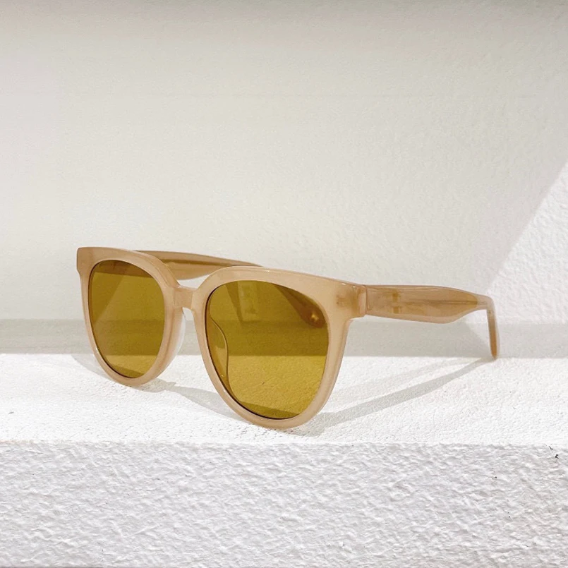 

2023 New sunglasses luxury brand Kirsten Sunglasses Men round frame high quality women uv400 Acetate optical sunglasses