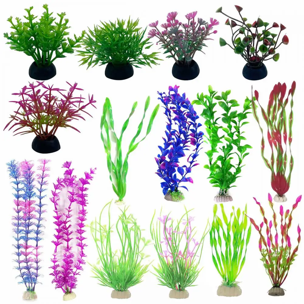 Artificial Underwater Plants Aquarium Fish Tank Seaweed Decoration Water Grass Viewing Decorations Fish Aquatic Pet Supplies - Image 5