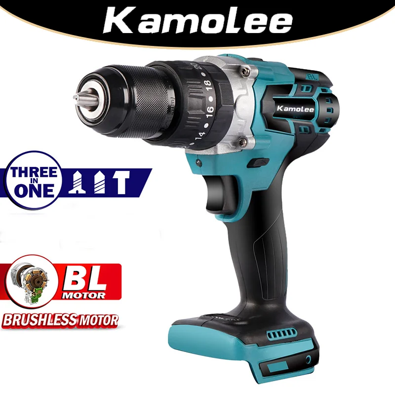 [Including All Options of Brushless Electric Drill] Kamolee 10mm/13mm