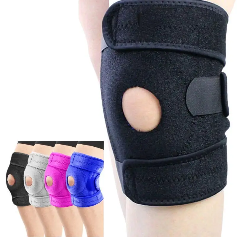 1Pcs Silicone Padding Springs Support Knee Pad Fitness Basketball Knee Brace  patella Meniscus Knee Protector For Cycling kneepad - AliExpress