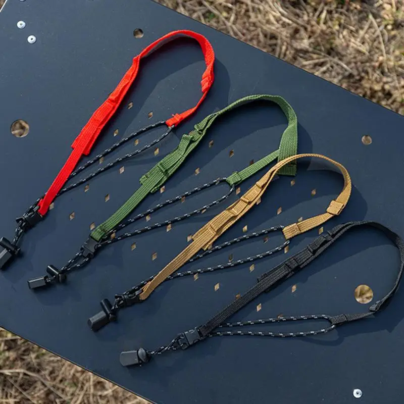 Water Bottle Lanyard Adjustable Cup Hand Strap Outdoor Beverage Carrier With Holes Camping Bottle Lanyard Beverage Carrier Strap