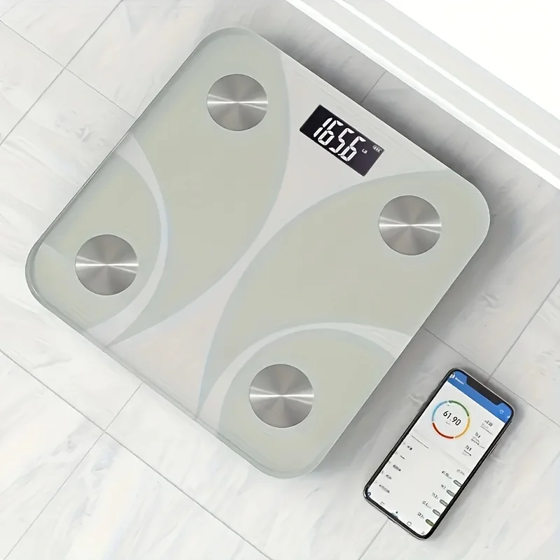 1pc intelligent weighing scale intelligent digital weighing machine with the function of measuring body fat and body mass index 6