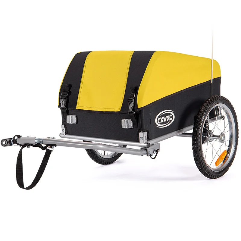 

YY Foldable Bicycle Small Trailer Portable Outdoor Camping Cargo Luggage Rack