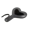 19cm Heart Shape Mini Paddle Riding Crops Flogger Horsewhips Spikes Leather Spanking Paddle Slapper Dressage Whips 5