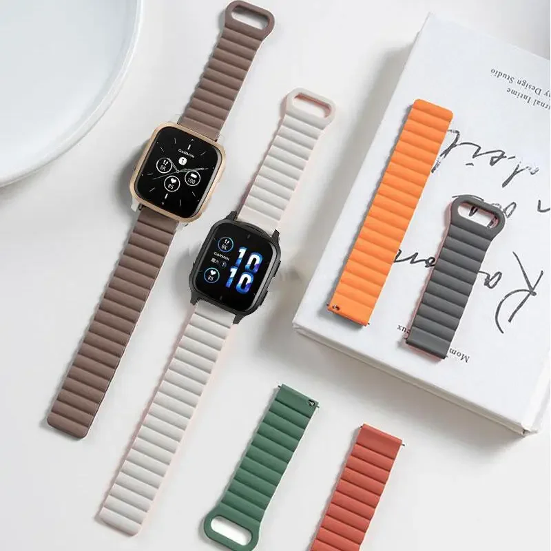 Silicone Magnetic Loop Band, 20mm & 22mm