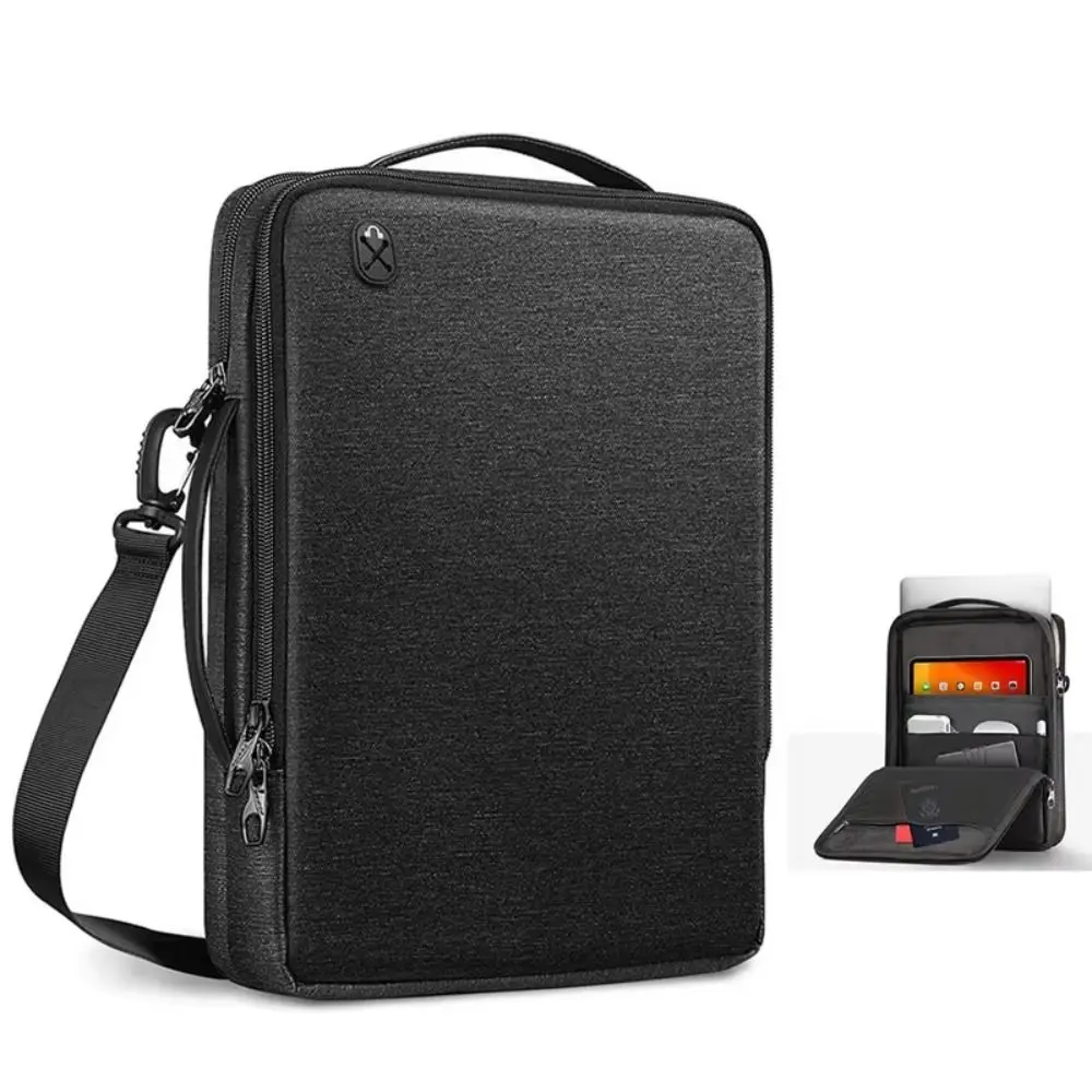 Premium Waterproof Laptop Shoulder Bag with Shockproof Protection and Large Capacity