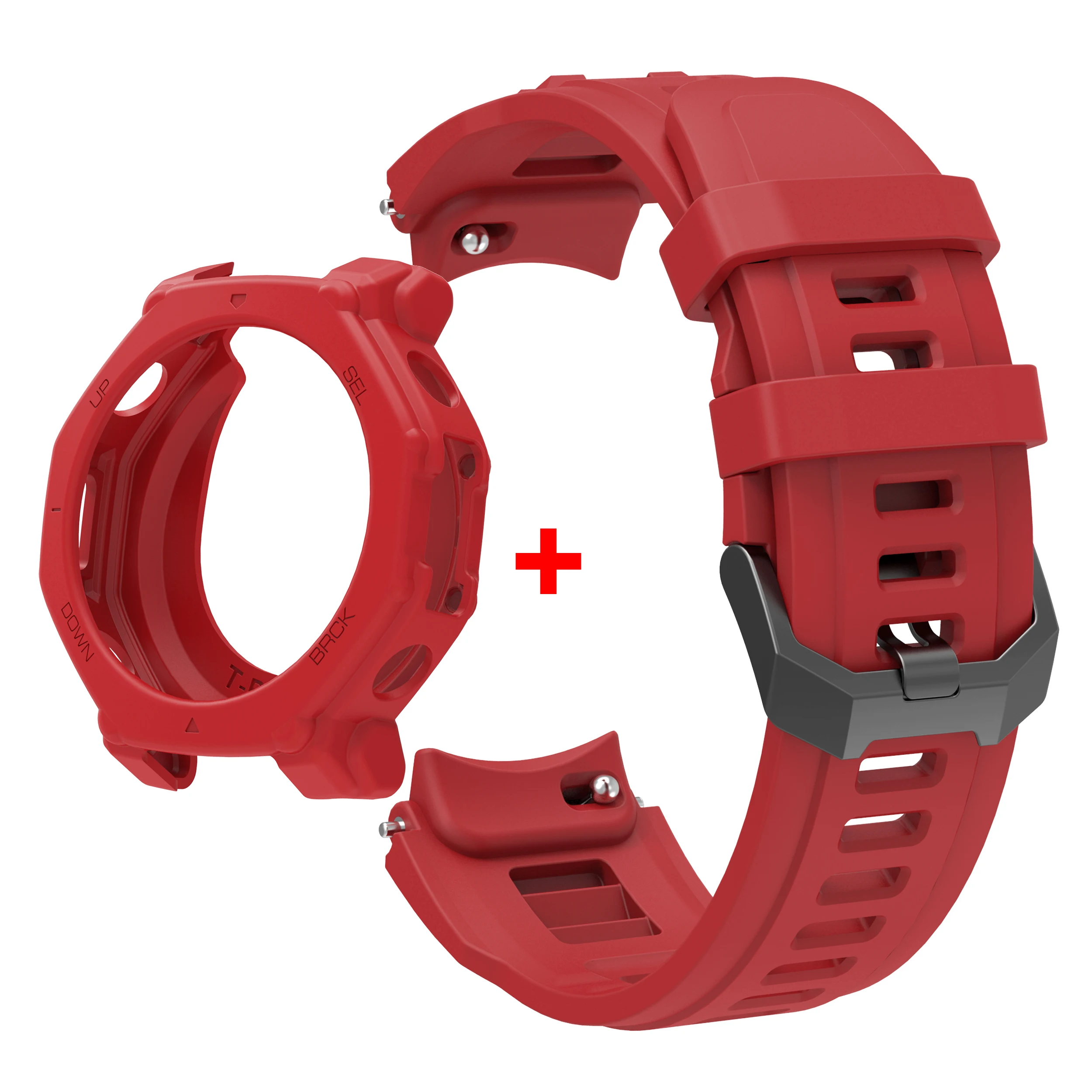 Silicone Strap with Protective Case