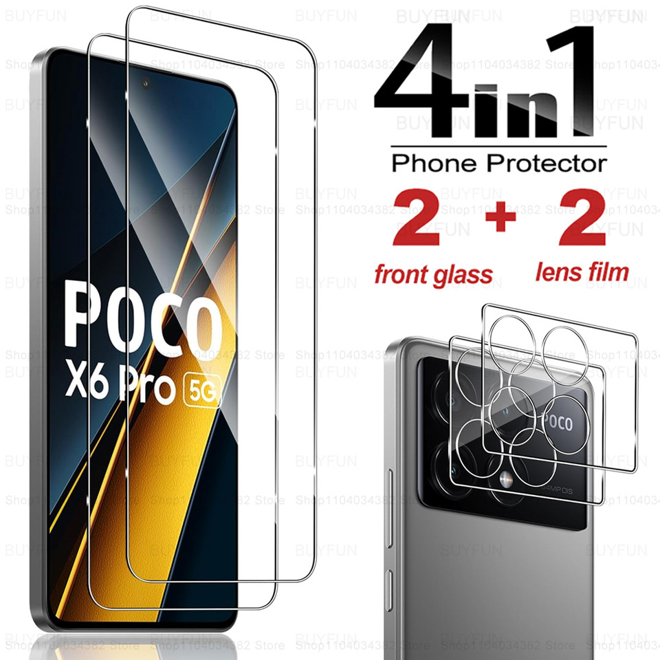 For Xiaomi Poco X6 Pro Screen Protector 3D HD Camera Glass Little X6Pro X 6 Tempered Glass PocoX6 Lens Film PocoX6Pro 5G Crystal