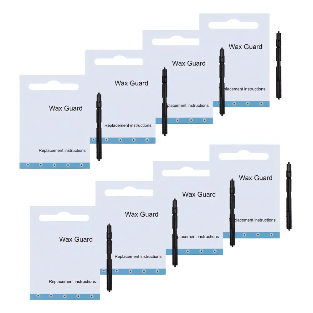 （8 PACKS/40 PCS）1mm Hearing aid Wax Guard Filter for phonak,Unitron,Resound Wax Traps and widex Hear Cleaning kit Simple Package