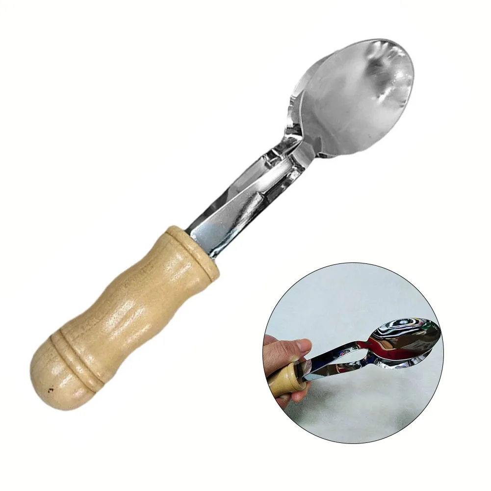 Description Picture 2 of itemElegant Wood Metal Spoon Castanets 20CM Irish Folk Percussion Accessory Musical Education Tool Traditional 'Clip Clop' Sound