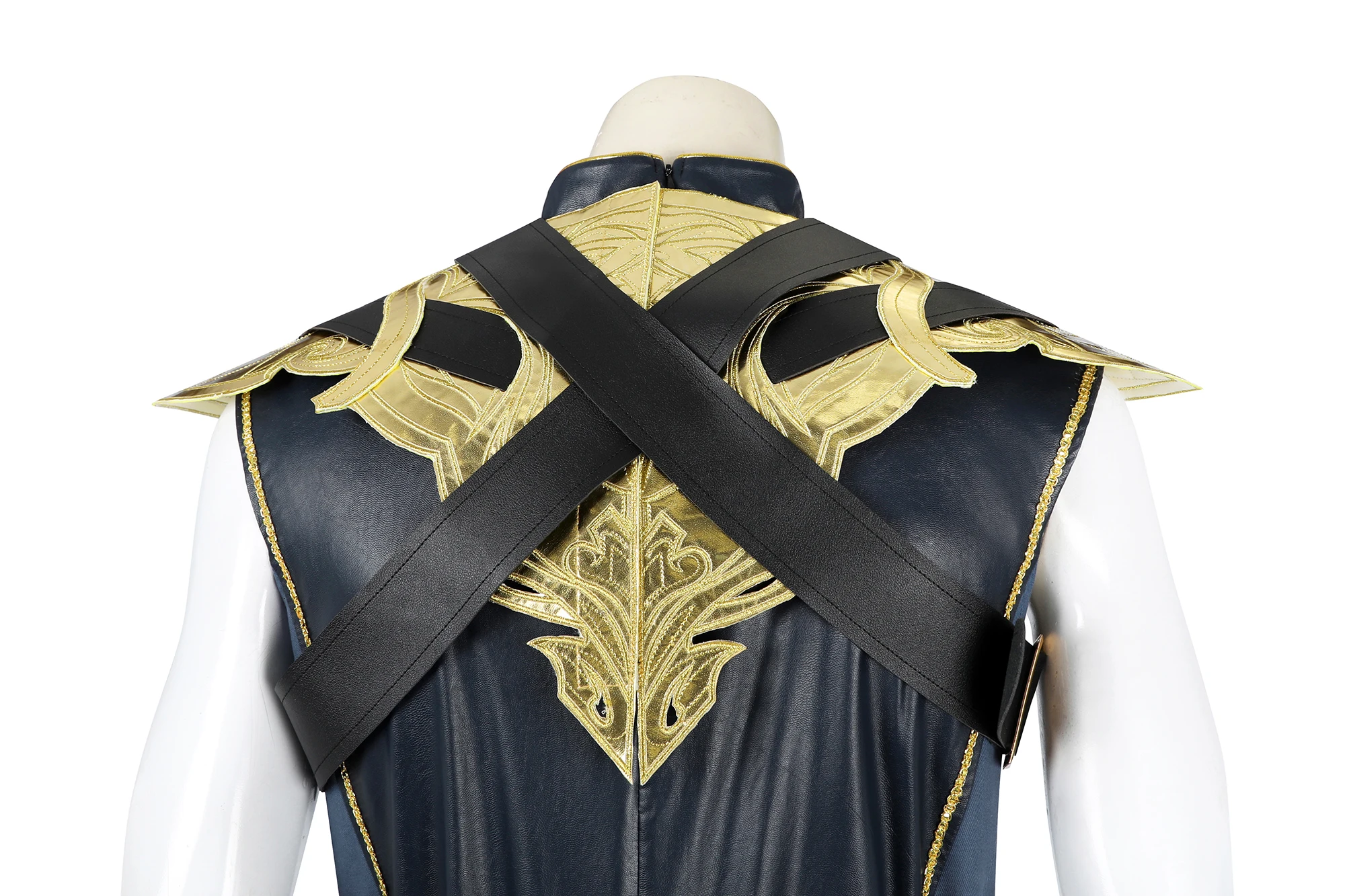 The Dark Urge Cosplay Costume BG3 Male White Dragonborn and a 