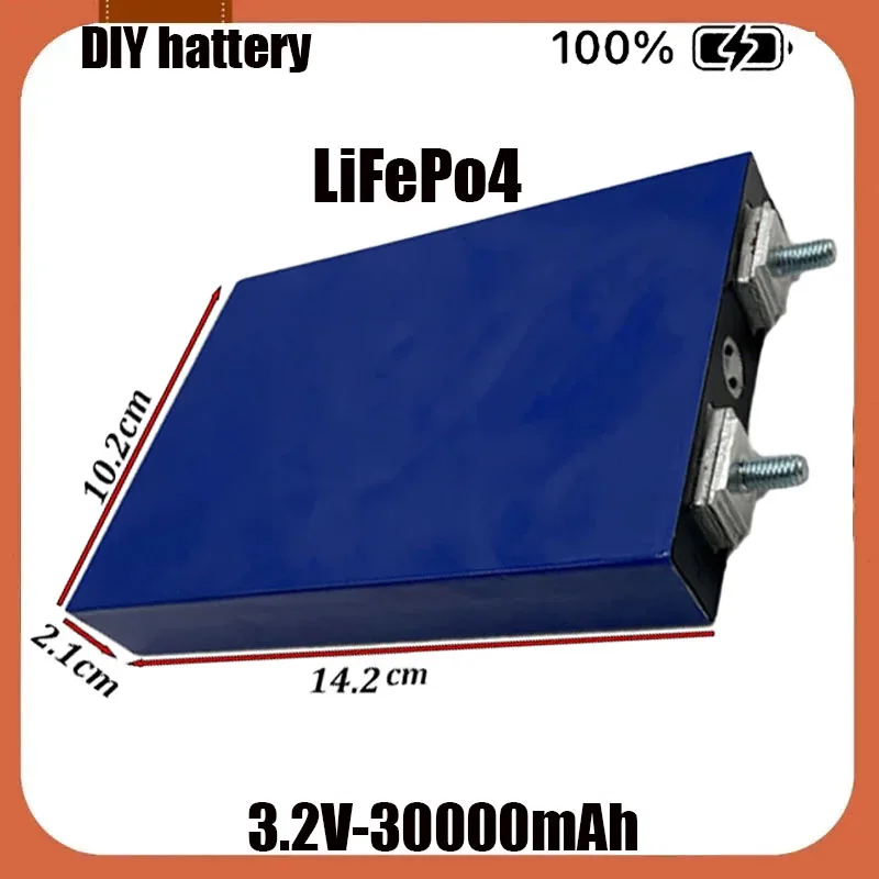 

30AH 3.2V LiFePo4 DIY 12V 24V LargeMonomer for Electric Vehicles Sweepers Forklifts Motorcycles Balance Cars Lifts Tricycles