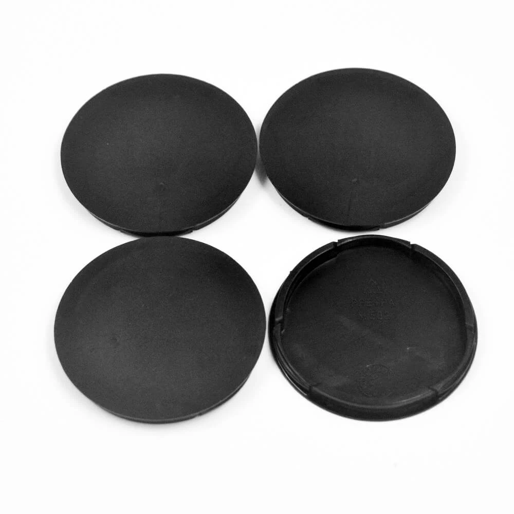 Rhino Tuning 4pcs 55mm(2.17in) Wheel Center Cap For Racing M582 Rim Universal Hub Cover Dust Refits Auto Accessroies Black