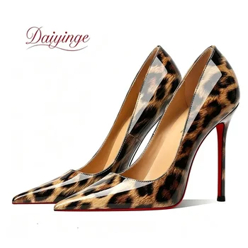 Heels For Ladies 2026 New Luxury Designer High Quality Red Bottoms High Heels Pointed Toe Stiletto Pumps 12 cm Sexy Dress Shoes 1