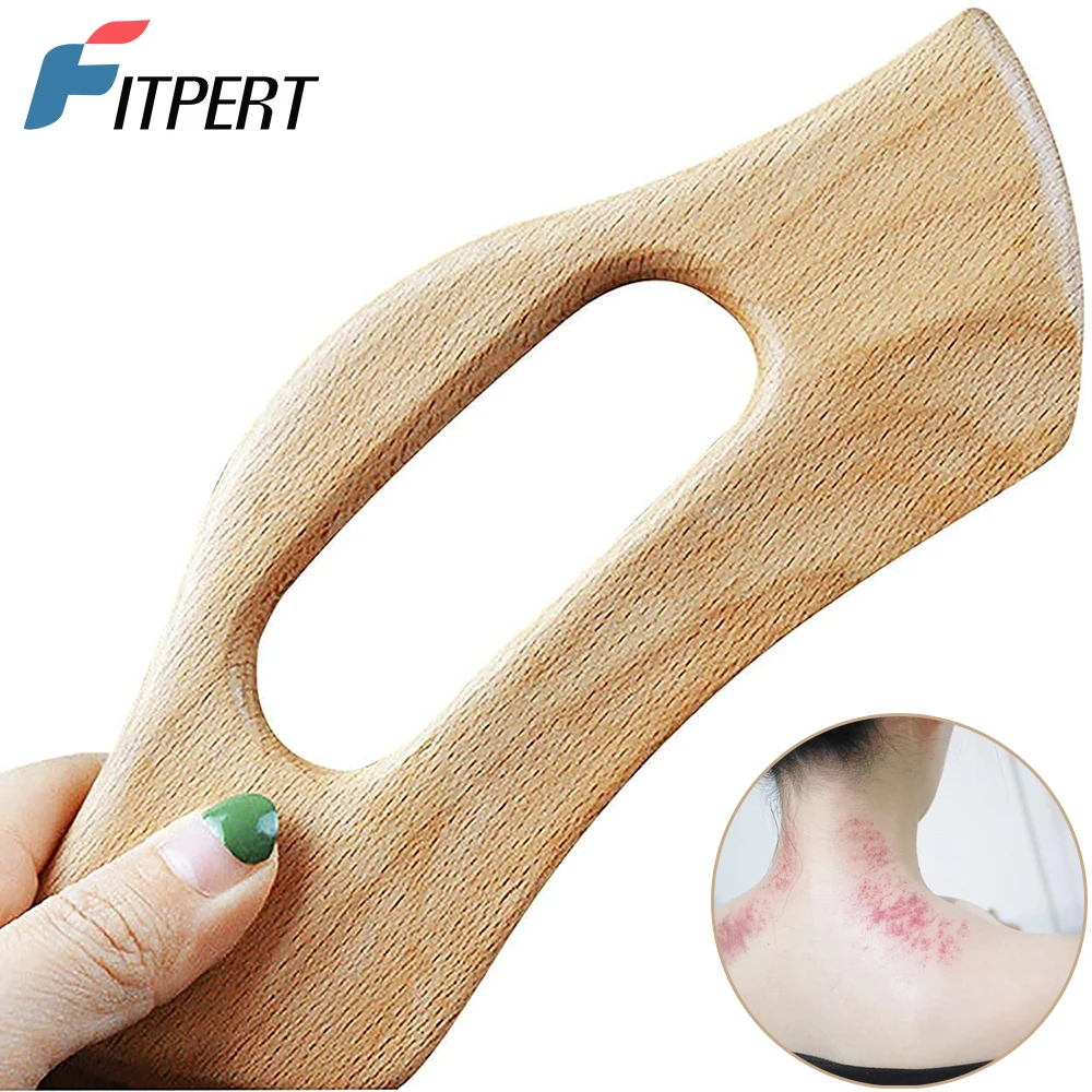 Lymphatic Drainage Massager Wooden Gua Sha Tool for Whole Body,Manual Acupressure Physical Therapy Scraper Relief Muscle Fatigue