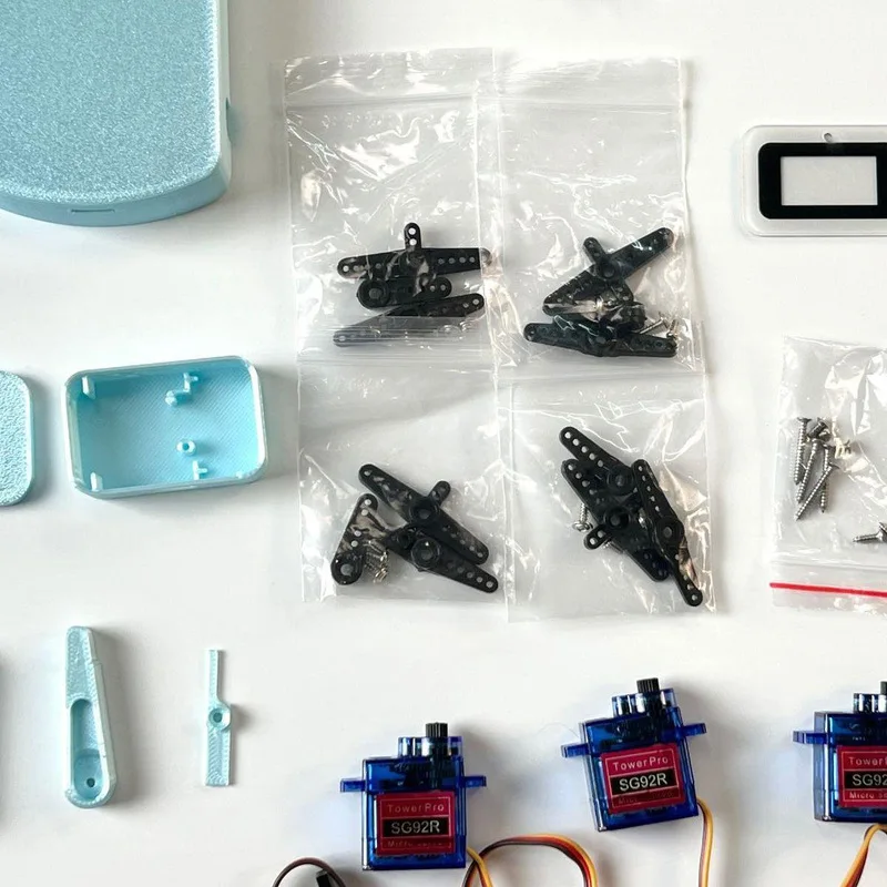 ESP Hi 2025 스마트 AI 로봇 강아지 딥시크 대화형 데스크 펫 휴대용 인터랙티브 전자 장난감 다양한 색상 데스크탑 친구