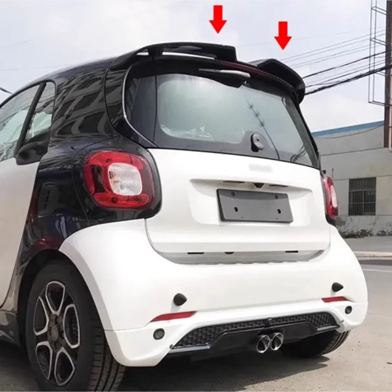 Merced-Benz Smart Fortwo Fourfour 453 하이 퀄리티 ABS 플라스틱 소재, 도색되지 않은 프라이머 지붕 스포일러