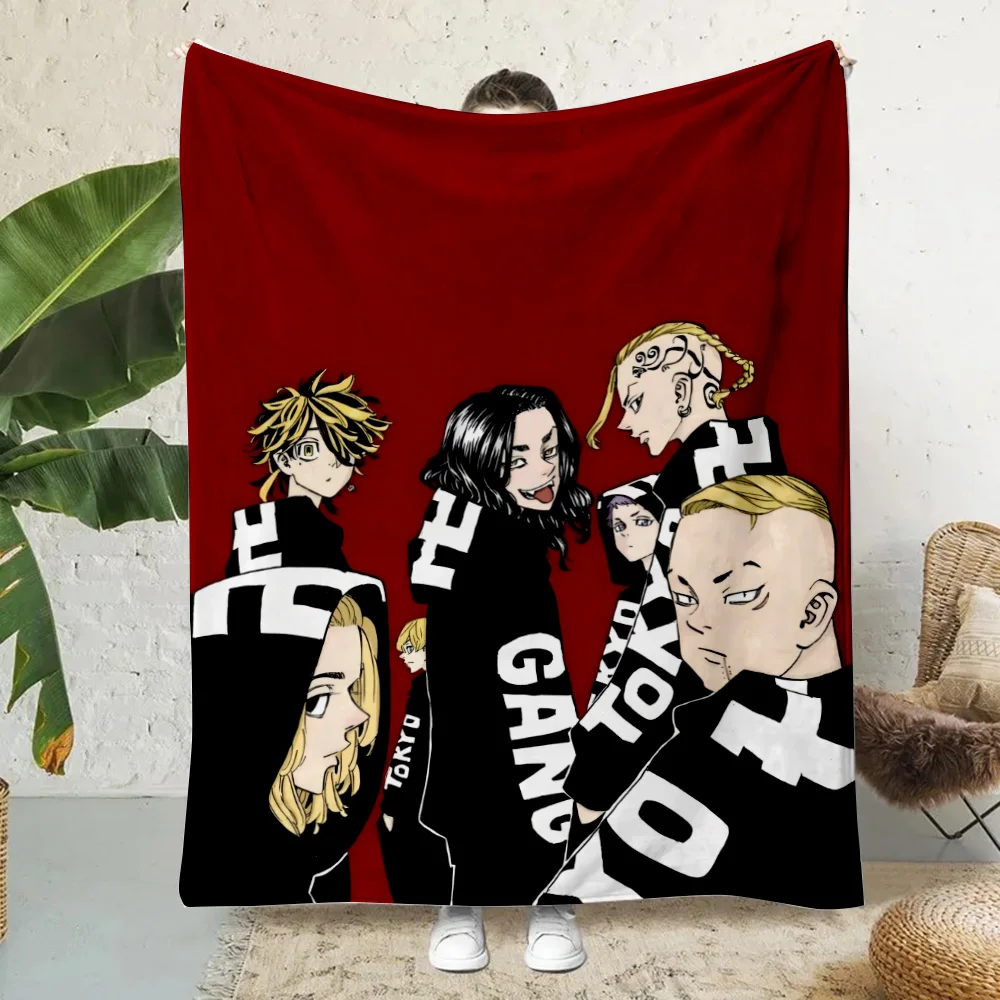 Hot Anime Tokyo Revengers Printed Blanket Picnic Blankets Warm Blanket Soft and Comfortable Blanket Home Travel Birthday Gift 5
