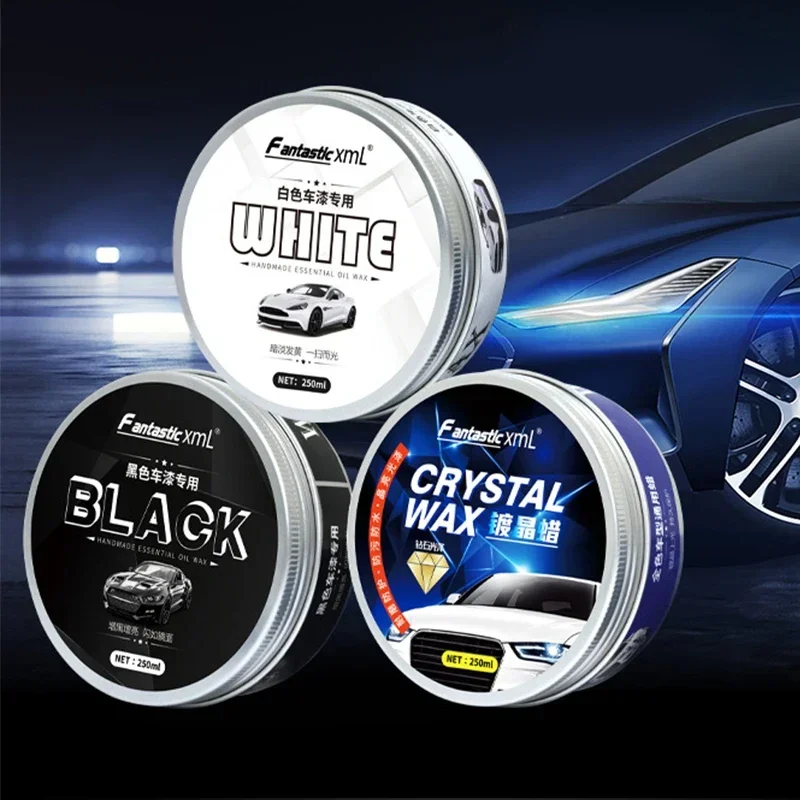 250g Car Polish Wax Crystal Plating Set Hard Glossy Wax Layer Covering Paint Surface Coating Formula Waterproof Film car wax