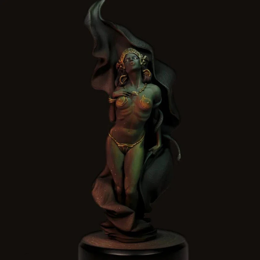 

1/24 ancient fantasy WOMAN soldier Night of The Zombie Resin figure Model kits Miniature soldier Unassembled Unpainted