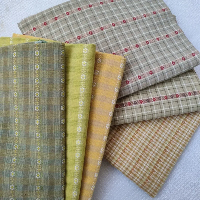 Blumen japanisches Garn gefärbte Baumwolle Quilts toff, handgemachte Patchwork Handwerk Näh materialien, Design-Elemente-Tiere, geometrisch