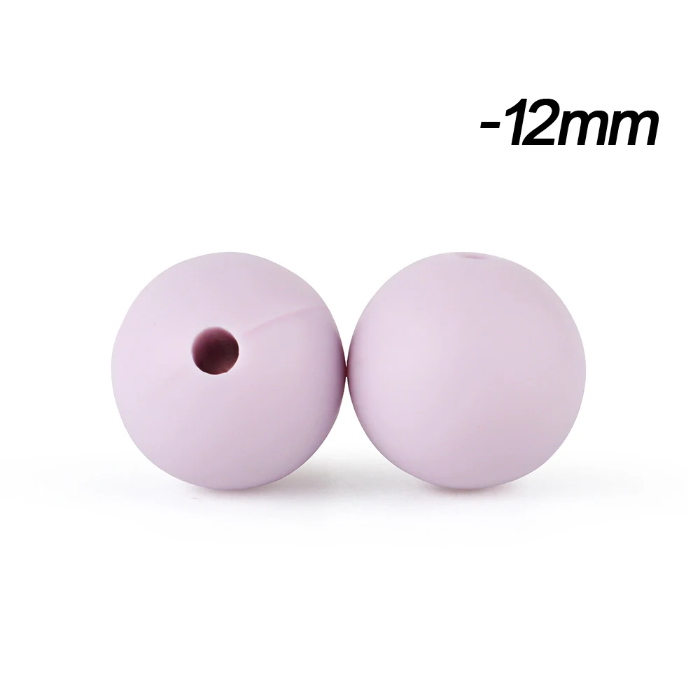 Silicone Beads for DIY Jewelry and Crafting - BPA Free, 12mm Round - Assorted Quantities