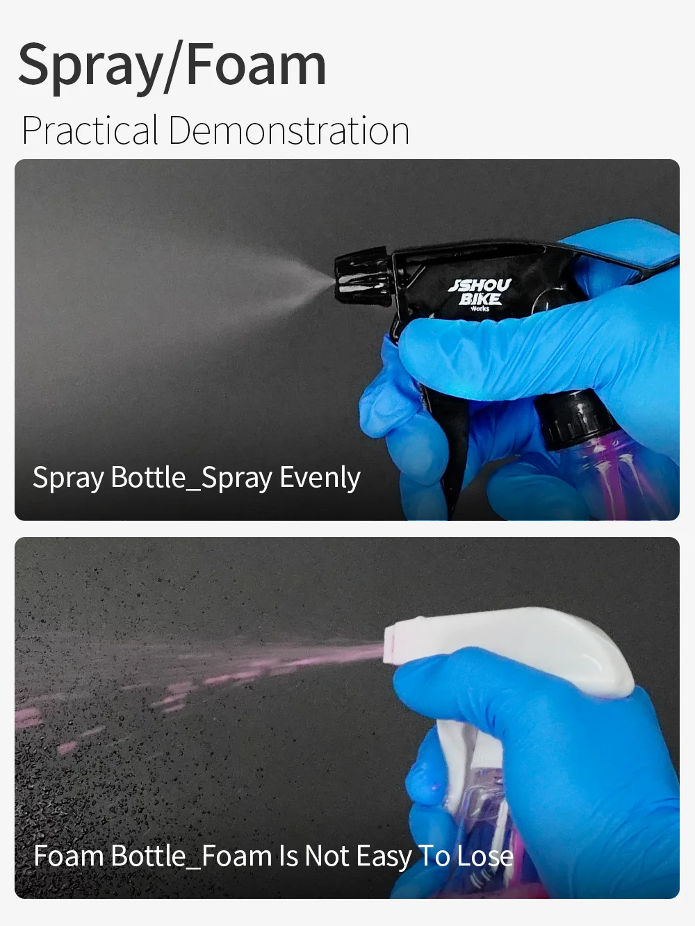 100ML Motorcycle/Bicycle Drivetrain Cleaner Chain Cleaning Maintenance Liquid Degreaser Spray Bike Chain Cleaner Folding Road