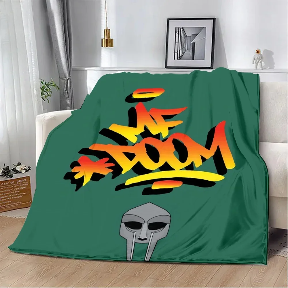 Rapper MF DOOM Hot Singer Printed Blanket Picnic Blankets Warm Blanket Soft and Comfortable Blanket Home Travel Birthday Gift 6