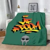 Rapper MF DOOM Hot Singer Printed Blanket Picnic Blankets Warm Blanket Soft and Comfortable Blanket Home Travel Birthday Gift 6