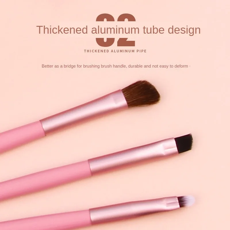 Description Picture 6 of item5 Pc Makeup Brushes Tool Set Eyeshadow Concealer Eyebrow Lip Blending Beauty Make Up Skin-friendly Brushes Women Cosmestic Tool