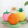 Cat Scratching Ball Toy Pineapple and Orange Cat Climbing Frame Grinding Paws Toys Kitten Scratcher for Pet Furniture Supplies 3