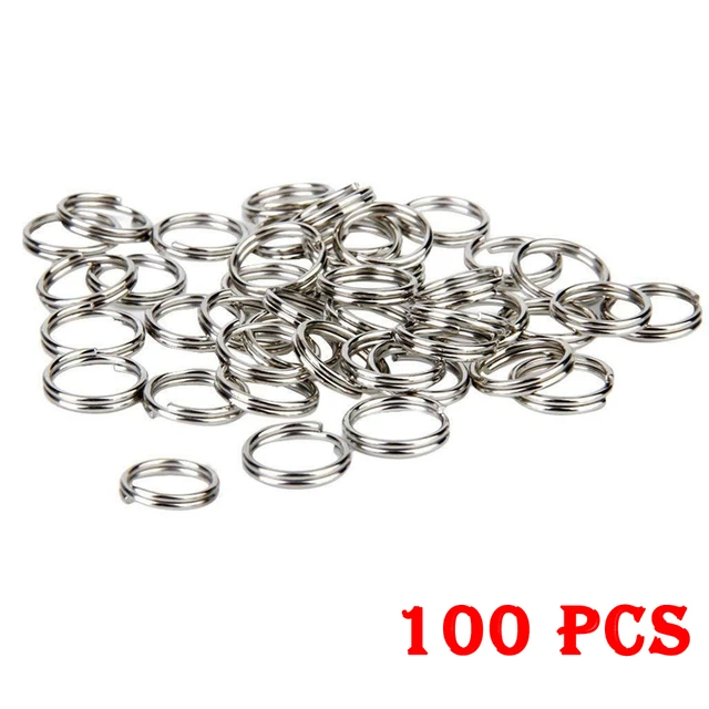 Split Ring Small Key Rings Bulk Split Keychain Rings DIY Craft Metal  Keychain Connector 100 Pcs - Key Chains & Lanyards, Facebook Marketplace